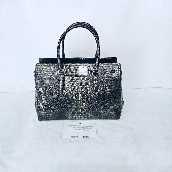 NWT Brahmin ONYX Finley Carryall - Picture 3 of 15